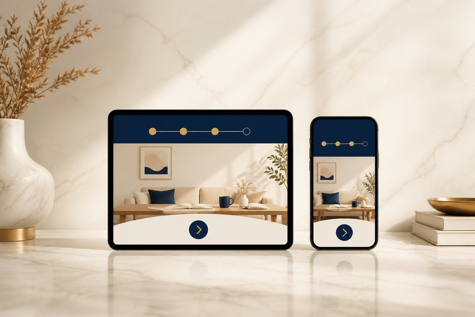 Family customer workspace ready to resume across devices