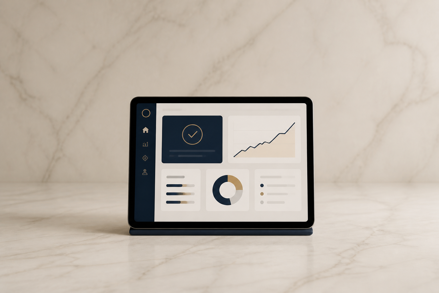 Wealth workspace showing a governed saved-work state