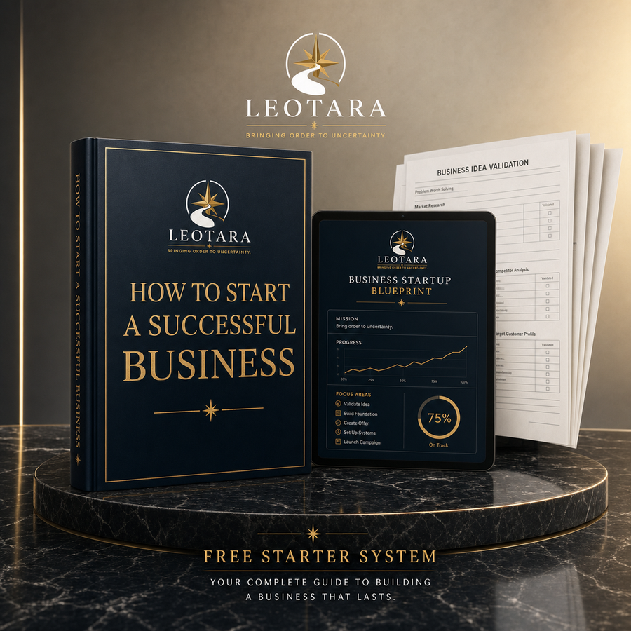Leotara How to Start a Successful Business complete digital business-building system
