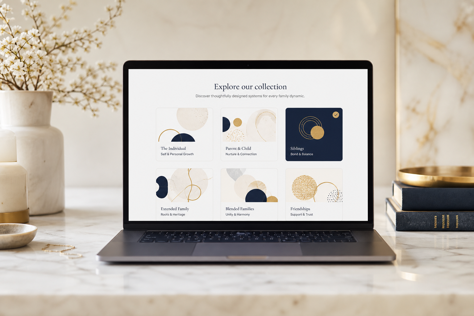Family customer experience for choosing a governed system